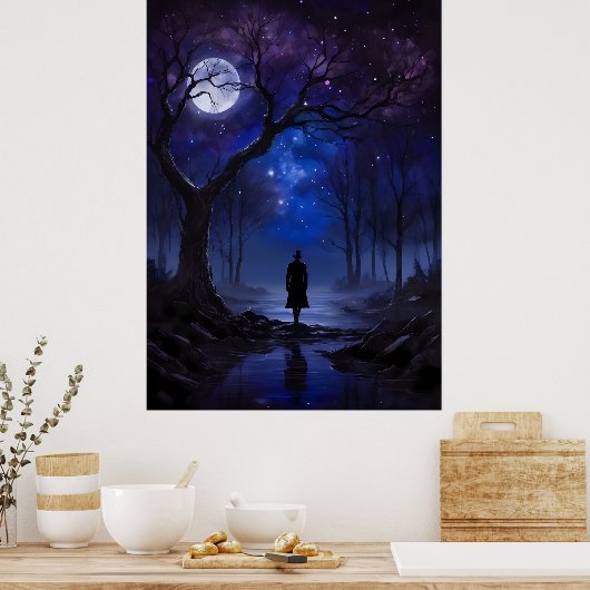 Het eenzame pad poster (Keuken)