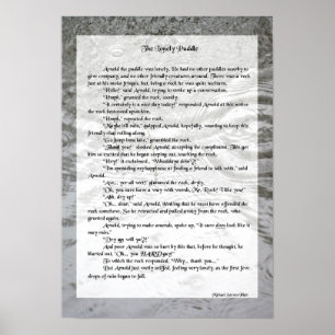 Het eenzame Story van het Poster