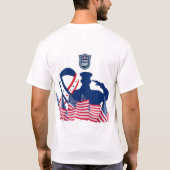 Het eerbanner wit t-shirt (Achterkant)