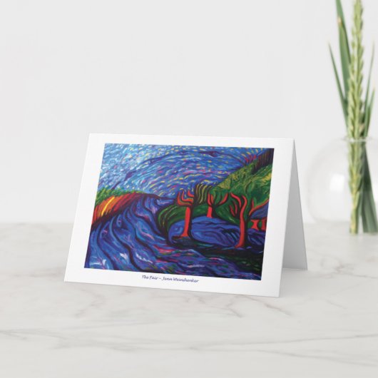 Het eerlijke WENSKAART Kaart (Voorkant)