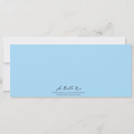 Het eerste geboortejaar van de baby kaart (Achterkant)