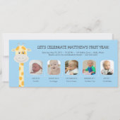 Het eerste geboortejaar van de baby kaart (Voorkant)