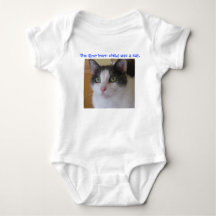 Het eerste geboren kind was een kat