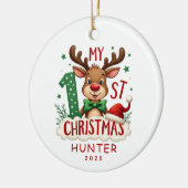 Het eerste gepersonaliseerde ornament van Baby (Links)