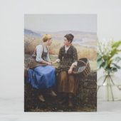 Het eerste grief (sympathie in Bereavement) Kaart (Staand voorkant)