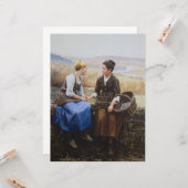 Het eerste grief (sympathie in Bereavement) Kaart (Voorkant / Achterkant in situ)