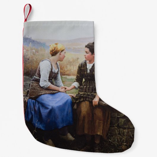 Het eerste grief (sympathie in Bereavement) Kleine Kerstsok (Voorkant)