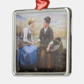 Het eerste grief (sympathie in Bereavement) Metalen Ornament (Links)