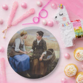 Het eerste grief (sympathie in Bereavement) Papieren Bordje (Feest)