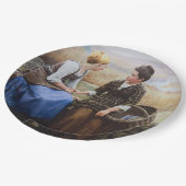 Het eerste grief (sympathie in Bereavement) Papieren Bordje (Gekanteld)