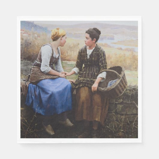 Het eerste grief (sympathie in Bereavement) Servet (Voorkant)