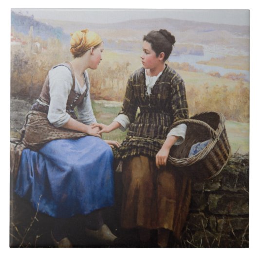 Het eerste grief (sympathie in Bereavement) Tegeltje (Voorkant)