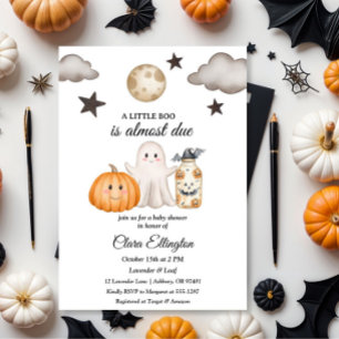 Het eerste Halloween Baby shower van Little Pumpki Kaart