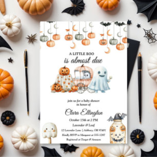 Het eerste Halloween Baby shower van Little Pumpki Kaart