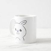 Het eerste is koffie (konijn) koffiemok (Voorkant links)