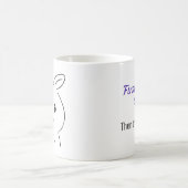 Het eerste is koffie (konijn) koffiemok (Center)