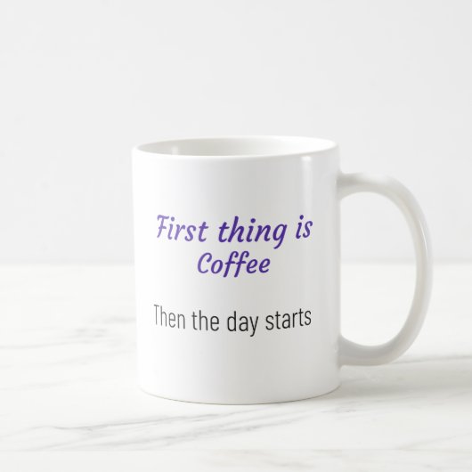 Het eerste is koffie (konijn) koffiemok (Rechts)