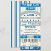 Het eerste jaar naar beneden! Verjaardag football Kaart (Voorkant / Achterkant)