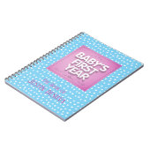 Het eerste jaar van de individuele baby notitieboek (Linkerzijde)