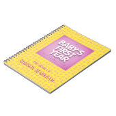 Het eerste jaar van de individuele baby notitieboek (Linkerzijde)