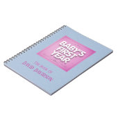 Het eerste jaar van de individuele baby notitieboek (Linkerzijde)
