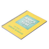Het eerste jaar van de individuele baby notitieboek (Linkerzijde)