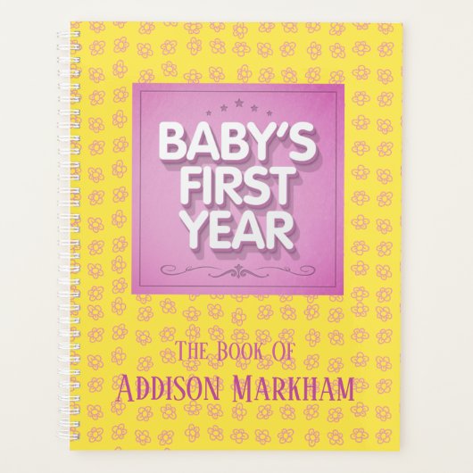 Het eerste jaar van de individuele baby planner (Voorkant)