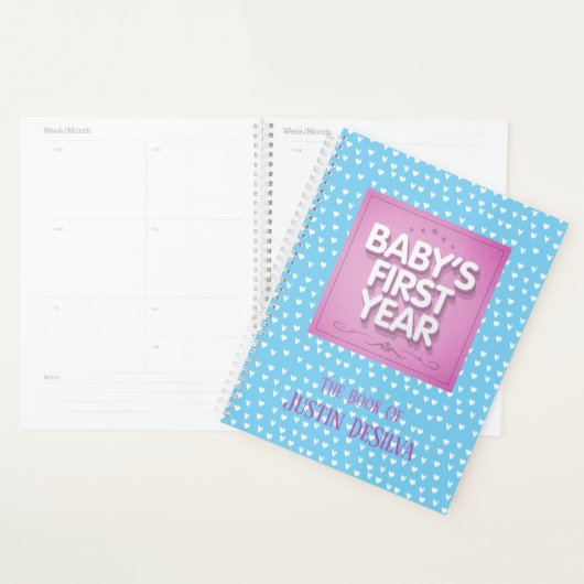 Het eerste jaar van de individuele baby planner (Display)