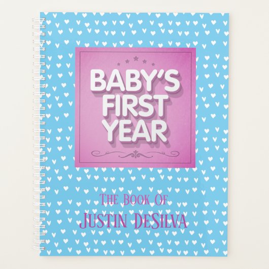 Het eerste jaar van de individuele baby planner (Voorkant)