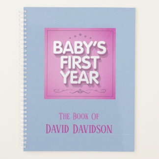 Het eerste jaar van de individuele baby planner