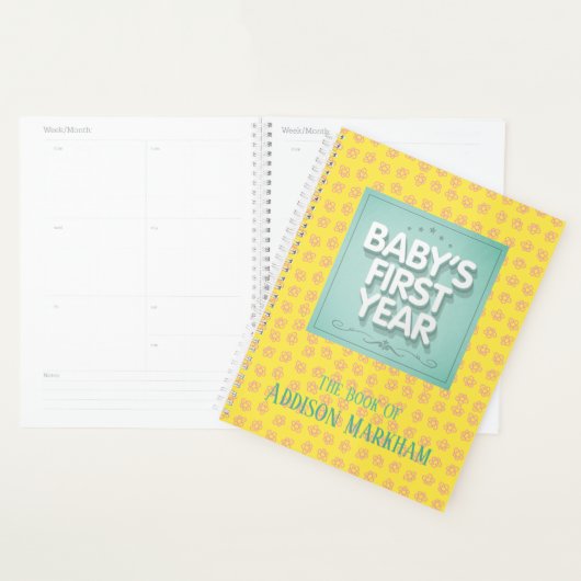 Het eerste jaar van de individuele baby planner (Display)