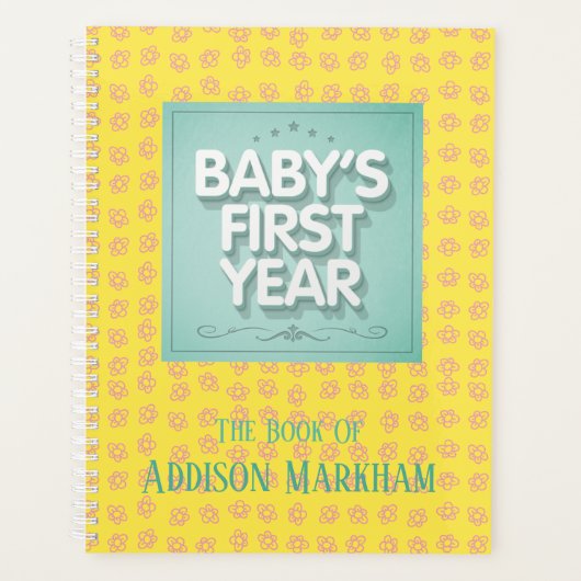 Het eerste jaar van de individuele baby planner (Voorkant)