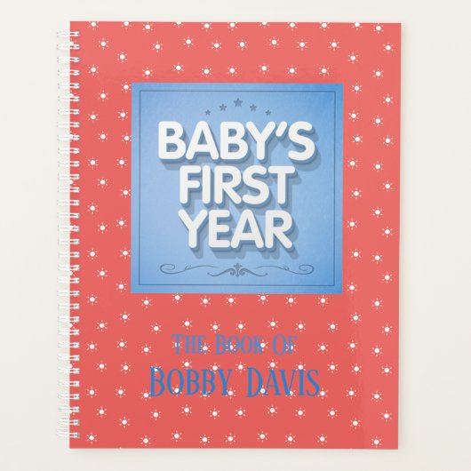 Het eerste jaar van de individuele baby planner (Voorkant)