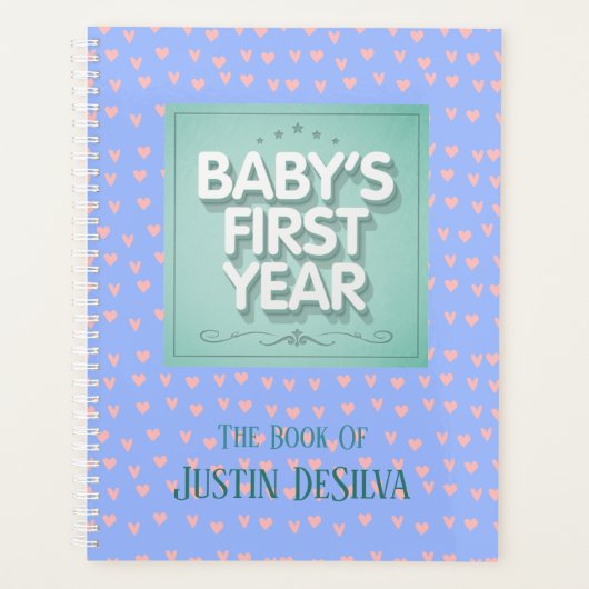Het eerste jaar van de individuele baby planner (Voorkant)