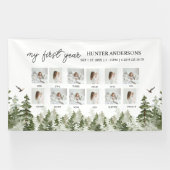 Het eerste jaar van het moderne hertenbos in Baby Spandoek (Horizontaal)