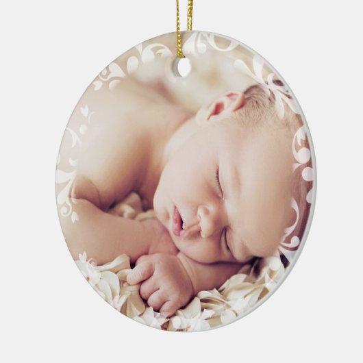 Het eerste kerst Ornament van de pasgeboren baby (Links)