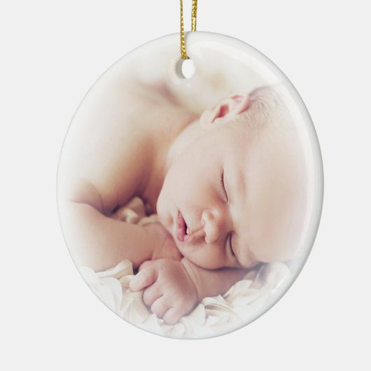 Het eerste kerst Ornament van de pasgeboren baby (Links)