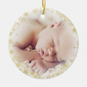 Het eerste kerst Ornament van de pasgeboren baby (Voorkant)
