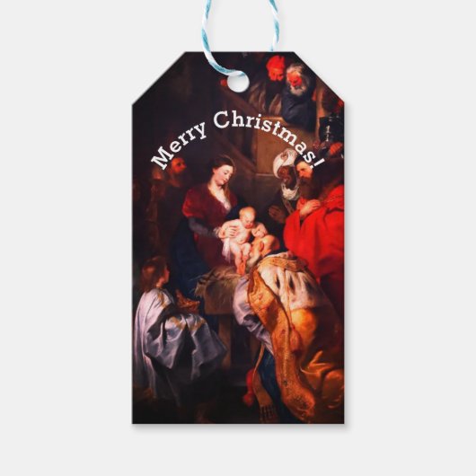 Het eerste kerstcadeauLabel van Kroatië Cadeaulabel (Voorkant)