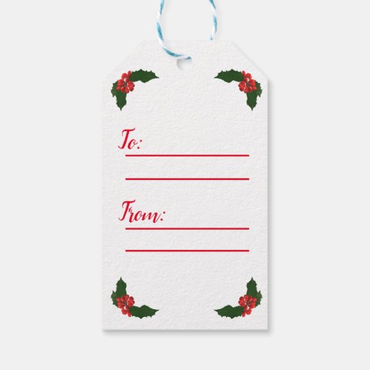 Het eerste kerstcadeauLabel van Kroatië Cadeaulabel (Achterkant)