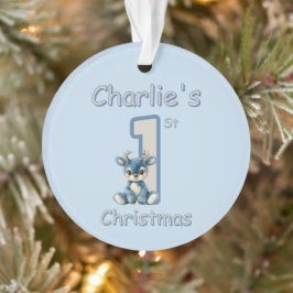 Het eerste kerstfeest van de rendieren! ornament