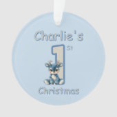 Het eerste kerstfeest van de rendieren! ornament (voorkant)