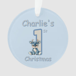 Het eerste kerstfeest van de rendieren! ornament