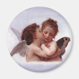Het eerste kusschilderij van William Bouguereau Magneet