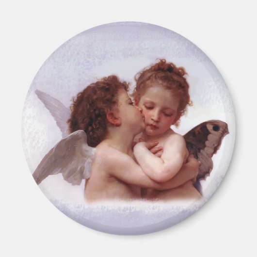 Het eerste kusschilderij van William Bouguereau Magneet (Voorkant)