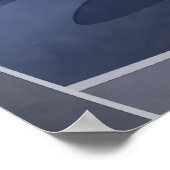 Het eerste Man ter verwelkoming van buitenlanders Poster (Hoek)