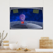 Het eerste Man ter verwelkoming van buitenlanders Poster (Keuken)