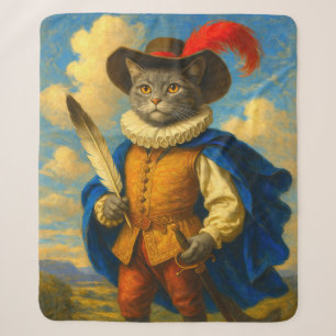 Het eerste mes van de koning Een Musketeer Cat H Sherpa Deken