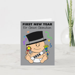 Het eerste nieuwe jaar 2026 Confetti Feestdagen Kaart