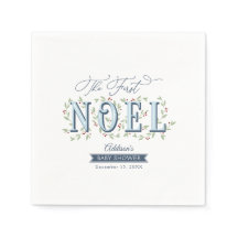 Het eerste Noel Baby Boy Christmas Baby shower